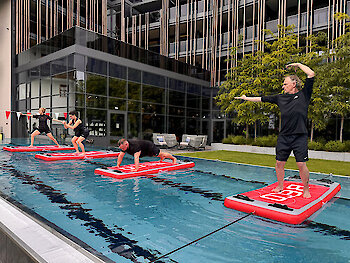 Neues Sport-Highlight: Training mit dem BEboard